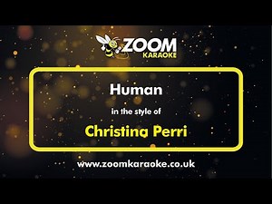 Christina Perri - Human - Karaoke Version from Zoom Karaoke