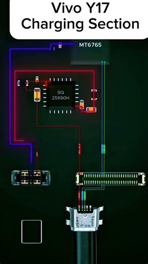 Vivo y17 Charging schematic diagram