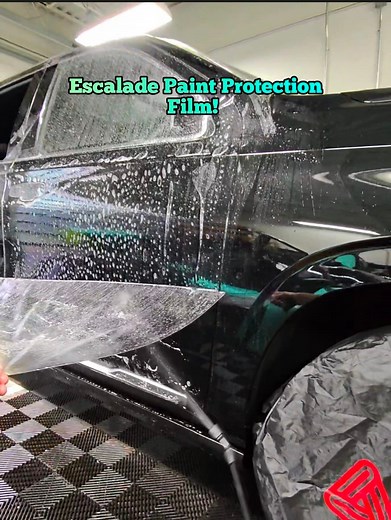 Brand New Cadillac Escalade came in for a full body wrap in clear Paint Protection Film. Paint Protection Film (PPF) is an invisible, self-healing layer that’s applied over your vehicle’s paint to protect it from rock chips, scratches, road debris, and everyday wear. On a luxury vehicle like the Escalade, PPF keeps the finish looking brand new while preserving resale value. It’s the ultimate way to enjoy driving your vehicle without worrying about the little things that can damage your paint. #a
