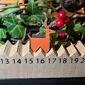 Wooden Advent Calendar With Candle Christmas Countdown Holiday Home Decor Traveling Reindeer Advent Calendar Rustic Christmas Gift for Her - Etsy
