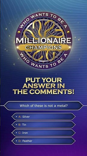 Here's An Easy One For You | Who Wants To Be A Millionaire