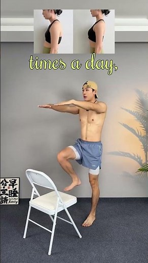 Lose Belly Fat, Straighten Your Back & Tone Your Neck with This Simple Stool Exercise