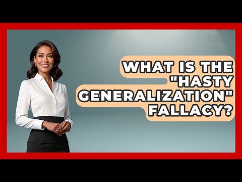 What Is The "Hasty Generalization" Fallacy? - Law School Prep Hub