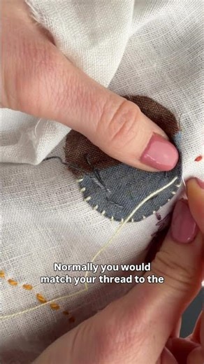 Simple Needle Turn Appliqué Circle Tutorial | Beginner-Friendly Hand Stitching Technique