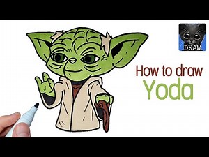 How to Draw Yoda easy | Star Wars Drawing