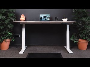 TekDesk 2.0 - Height Adjustable Electronic Standing Desk - Natural Birch