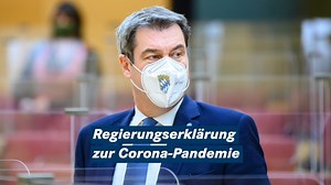 Regierungserklärung zur Corona-Pandemie 💬 Ministerpräsident Dr. Markus Söder: „Kontakte runter und daheim bleiben: Ab Mittwoch gilt der landesweite Lockdown. Jetzt sind Geduld, Disziplin und Gemeinsinn gefragt. Wir schließen Handel, Schulen und Kitas. Es ist schwierig, aber notwendig. Wir machen keine Experimente. Es ist Zeit, auf Nummer sicher zu gehen.“ ⏯ Regierungserklärung in voller Länge: http://q.bayern.de/reg-corona-vii | Bayern.de