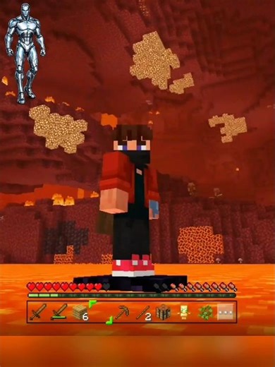 Minecraft but This AI robot is controlling me. #minecraft #shorts