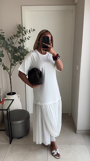 Chic Summer Outfit Ideas with T-Shirt Dress