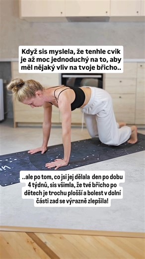 Co si budem. Jeden cvik tě nespasí. Ale pravidelné cvičení ano! Dokážu ti to. Znám celou spoustu cviků, které můžou změnit tvé tělo. Vyzkoušej si celé mé lekce ZDARMA. Od 25.12. až do silvestra ti budu každý den posílat jednu krátkou lekci dlouhou jen 15 - 30 min. Vhodné i pro úplné začátečníky ❤️ Začneme protažením, uvolněním a budeme přidávat jemné posilování. Napiš zde VYZVA a nenech si to ujít! Společně se to táhne lépe. A já tě zkusím k odcvičení tentokrát fakt dokopat 😝😉 Sváteční výzva b