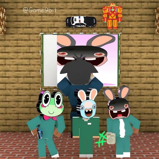 Sprunki Ribbit, Sprunki Rabbit, and Evil Sprunki Rabbit, who will win?!
