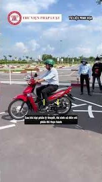 Cập nhật đề thi bằng lái xe máy hạng A, A1 theo quy định mới nhất | THƯ VIỆN PHÁP LUẬT