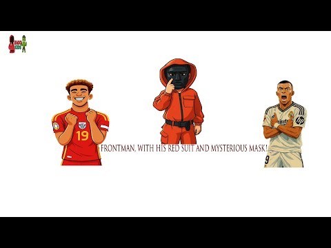 FrontMan, with his red suit and mysterious mask!