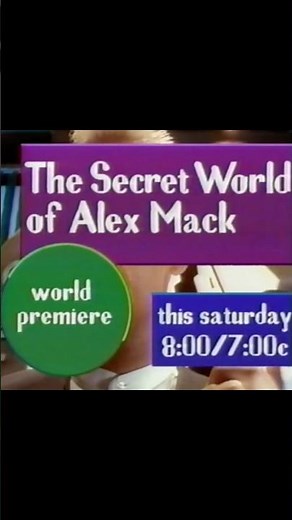World Premiere of The Secret World of Alex Mack Promo (Nickelodeon, 1994) #nickelodeon #1990s