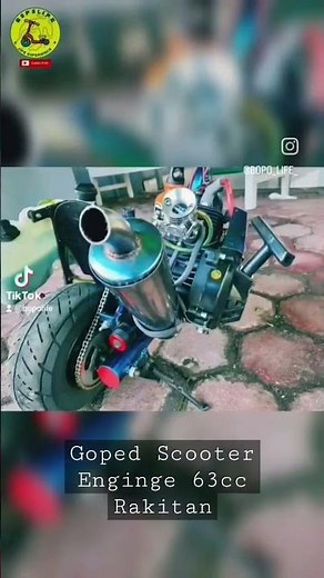 Goped Scooter Engine 63cc Rakitan