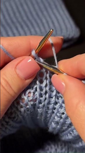 Perfect ribbed knit every time - simple technique #knittingpattern #knitwithme #tutorial