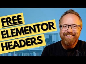 Easily create a custom header in Elementor FREE