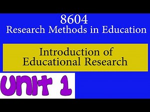 What is research, Educational research & their characteristics....