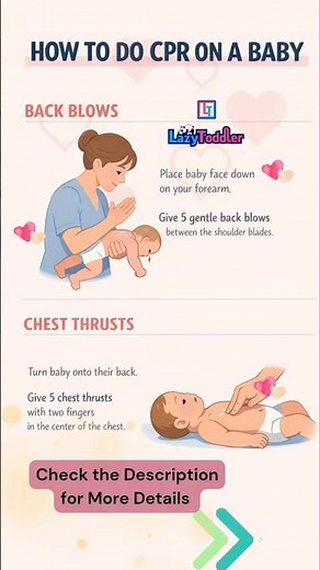 Baby Choking & CPR: Back Blows and Chest Thrusts Every Parent Must Know 👶🚑