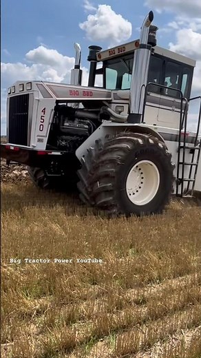 BIG BUD 450 Tractor Plowing #bigtractorpower #bigbudtractor #tractor #automobile #agriculture