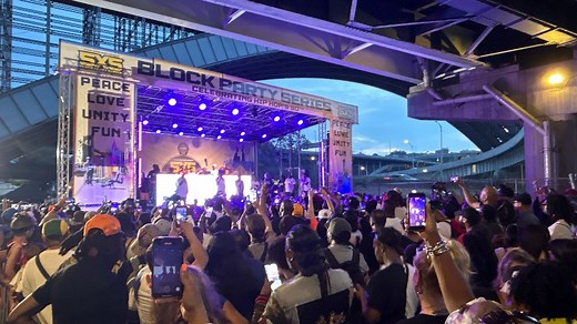 Bronx block party celebrates 50 years of hip-hop outside its place of birth