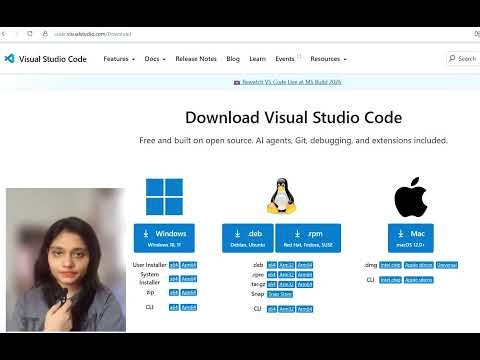 Installation of VSCode; Run and Execute Helloworld program