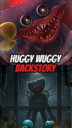 Poppy Playtime Chapter 6 Huggy Wuggy Backstory Mystery 😱🔥#shorts