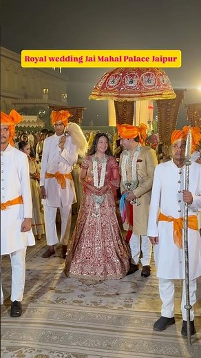Royal Wedding at Jai Mahal Palace Jaipur 👑 | Royal Safa Tying & Grand Lawajma | Luxury Wedding 2026