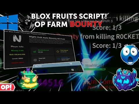 🔥 BLOX FRUITS NEW AUTO BOUNTY SCRIPT -- KEYLESS SUPER FAST KILL PLAYERS🤩 FRUIT M1😎 | PC & MOBILE✨