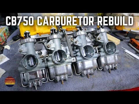 Rebuilding the Carburetors - CB750 Chopper Revival - EP2