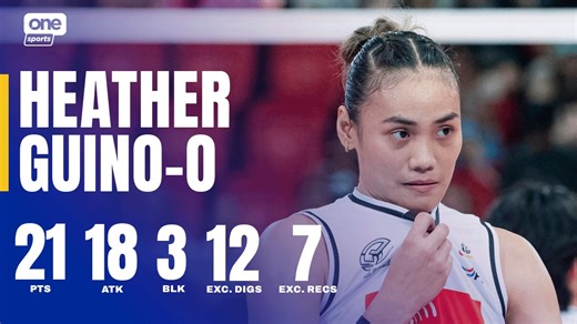 32K views · 346 reactions | HEART AND HUSTLE ❤️‍啕 Heather Guino-o was all over the court, finishing with 21 points while anchoring Cignal’s floor defense with 12 excellent digs and seven receptions in their 2025 PVL Invitational opener against the Creamline Cool Smashers. #PVLInvitational #PVL2025 #TheHeartofVolleyball | One Sports | Facebook