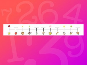 Fill In The Count In 2s Number Line