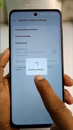 Activate Call waiting setting in realme