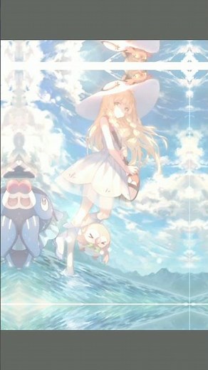 Ash x lillie (closer) #alolachampionash #alolaprincesslillie