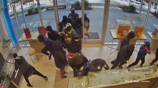 WATCH: More than 20 people ransack jewelry store in $1 million heist