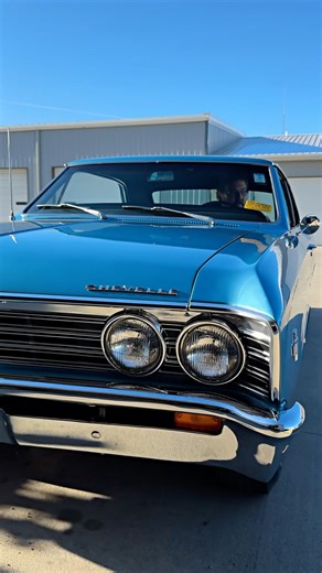 You can see yourself in the paint of this 1967 Chevelle Malibu L79 ✨ #musclecars #classiccars