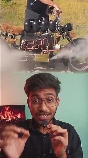 Steam-Powered Bike, Not Petrol!