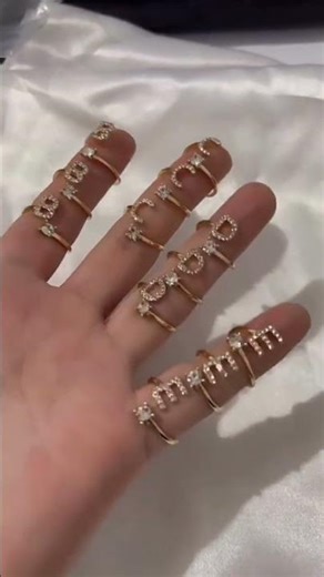 Adjustable Initial Letter Ring - Burayidi Jewelry