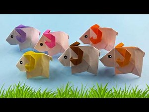 【折り紙】1枚で！可愛いひつじの折り方🐑子供も喜ぶ動物 1枚で変身！How to make Origami Sheep | Paper craft | 摺紙 | 양 | भे़ड़ 未年 干支 #羊