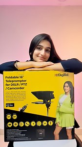 Digitek (DTP-016) 16” Digitek Teleprompter for Smartphone & DSLR Supports w/Remote Control, APP Compatible with iOS & Android System for Video Creator. #digiteknepal #digitek #creatwithdigitek #trending #fyp #content #fyp | Harshjeet Kour