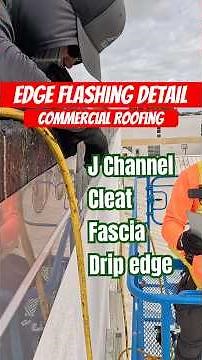 On-Site Commercial Metal Roof: Installing Cleats, J-Channel & Drip Edge
