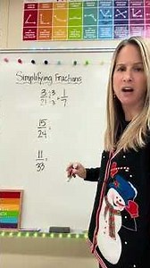 Minute Math: Simplify Fractions