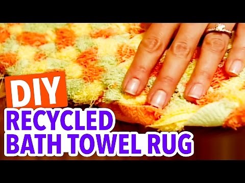Recycled Bath Towel Rug - Throwback Thursday - HGTV Handmade