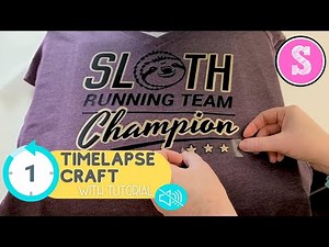 🔥 How to Layer Heat Transfer Vinyl on a Shirt (Timelapse with Tutorial)