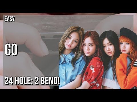 SUPER EASY: How to play GO by BLACKPINK on Tremolo Harmonica 24 Holes (Tutorial)