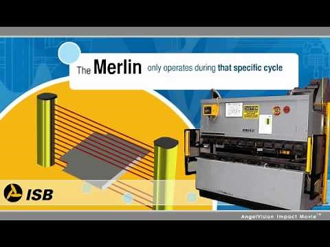 ISB Group Merlin, Press Brake Guarding, Light Curtains.