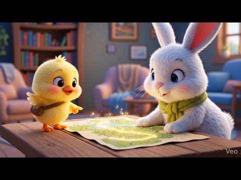 The Magic Self-Drawing Map | 3D Animation for Kids | Dodo & Roro's Adventure