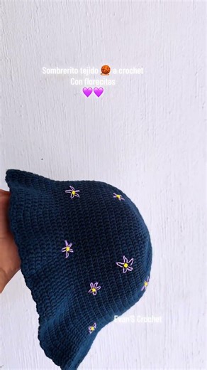 Sombrero tejido a crochet 💜💜 #hechoconamor #crochet #tejedoras #hechoamano #ideasbonitas #ideas