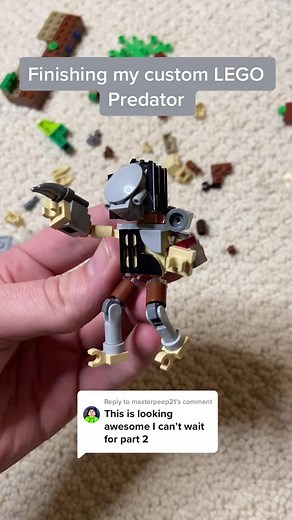 Custom Lego Predator - Poseable Lego Creation for Epic Action Shots