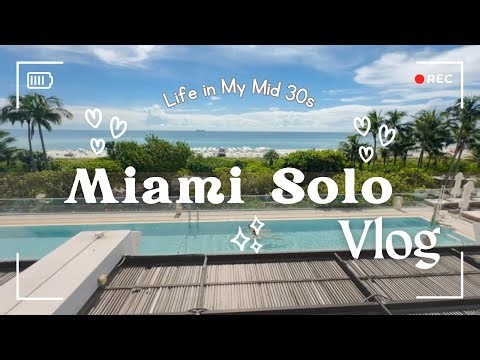 Miami Solo Trip Vlog 2025 - Part 2 | South Beach: 1 Hotel Miami and Spa Day